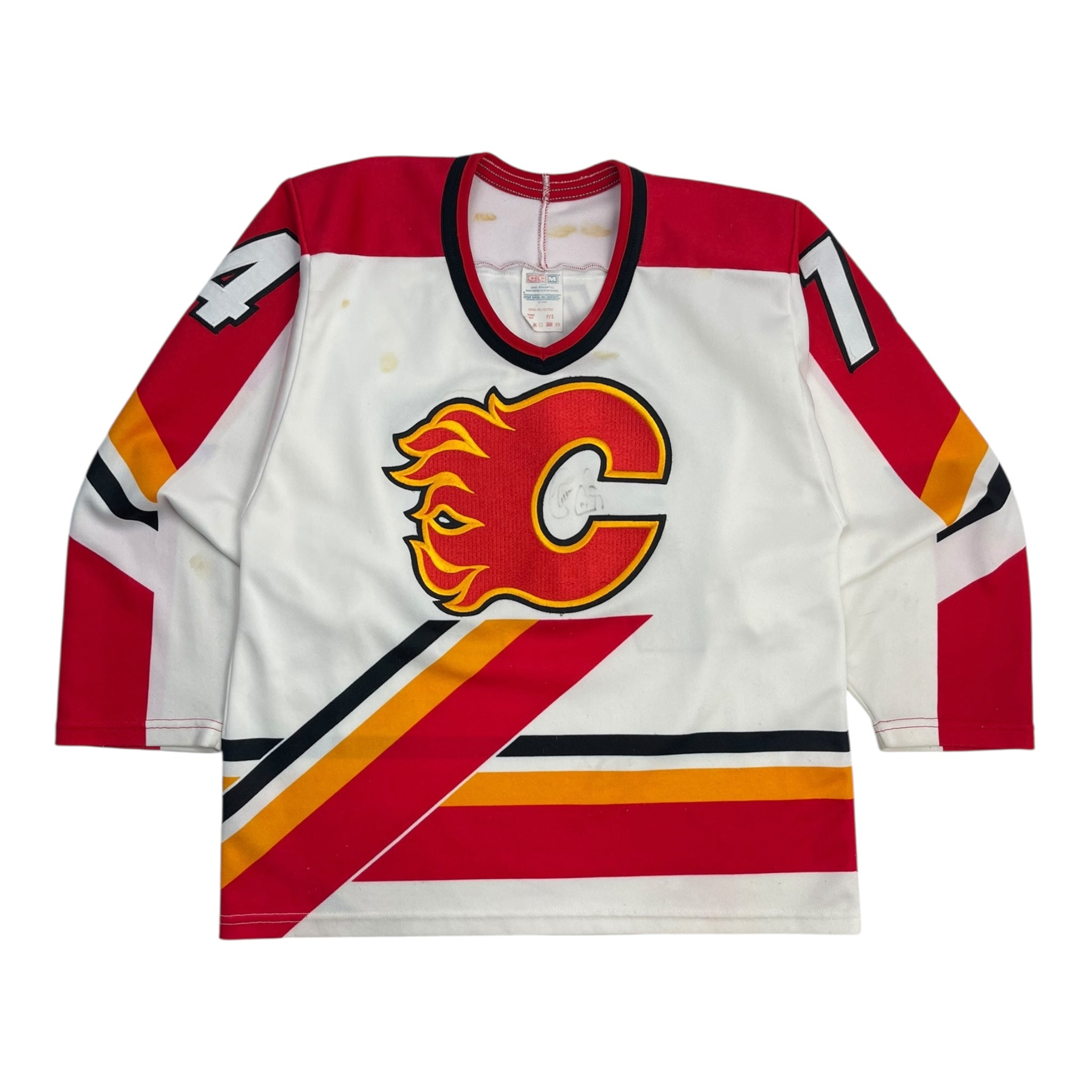 Vintage Calgary Flames Theoren Fleury NHL Jersey