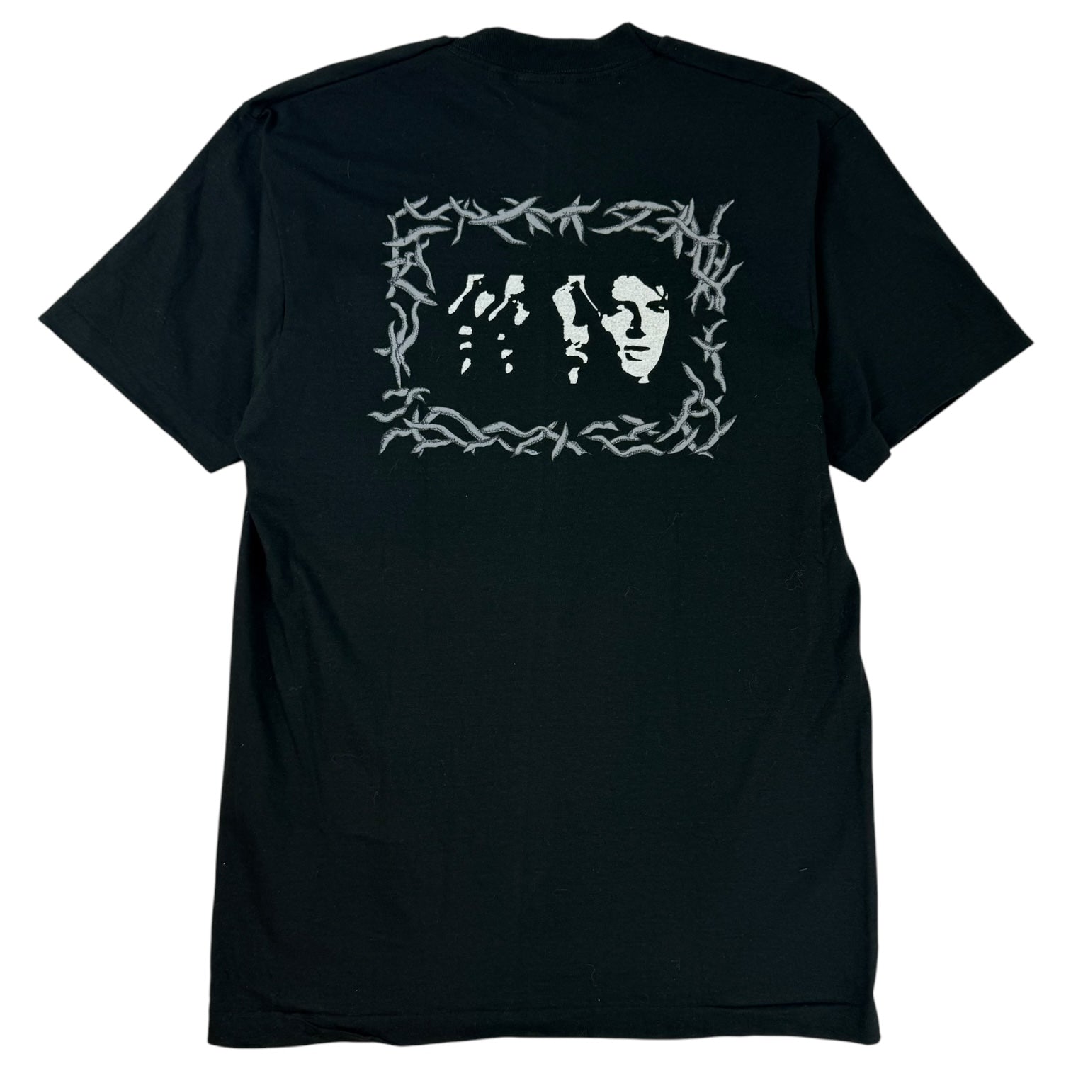 1991 Crowded House Face T-Shirt Black