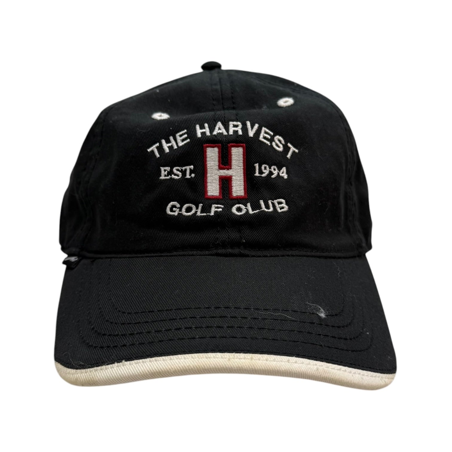 Vintage The Harvest Golf Club Hat Black