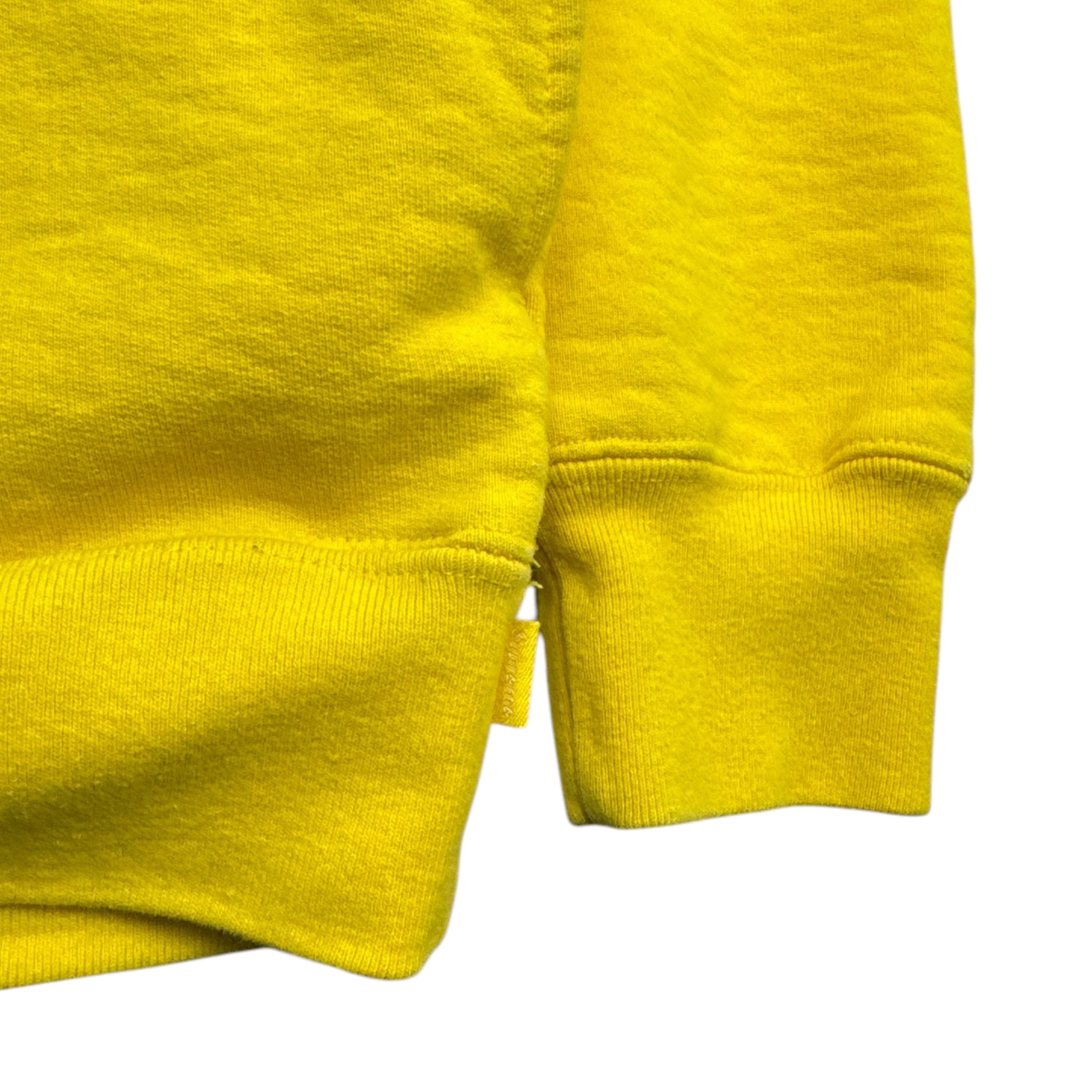 Supreme World Famous Quarter Zip Sweater Yellow