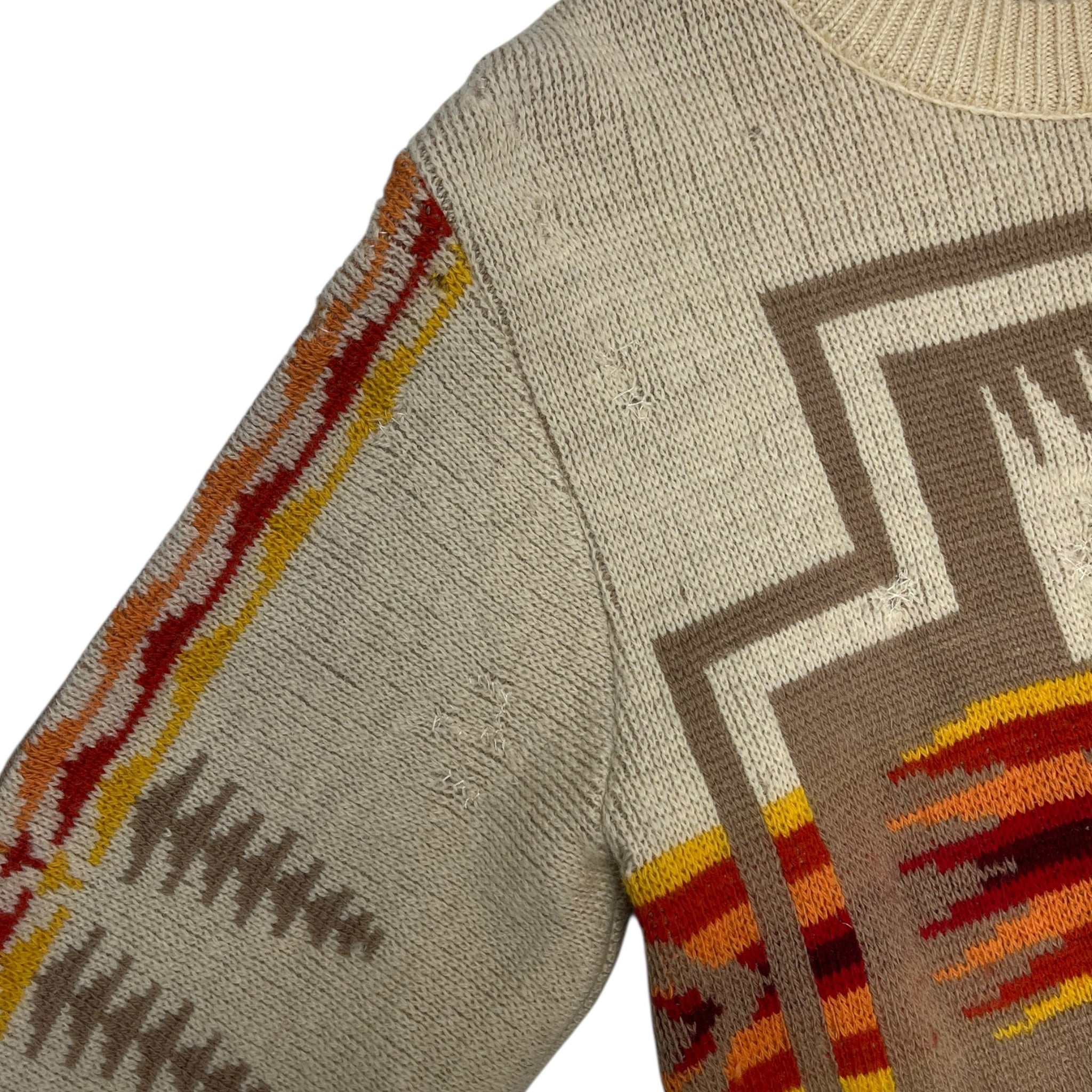 Vintage ‘70s Pendleton Aztec Pattern Knit Sweater