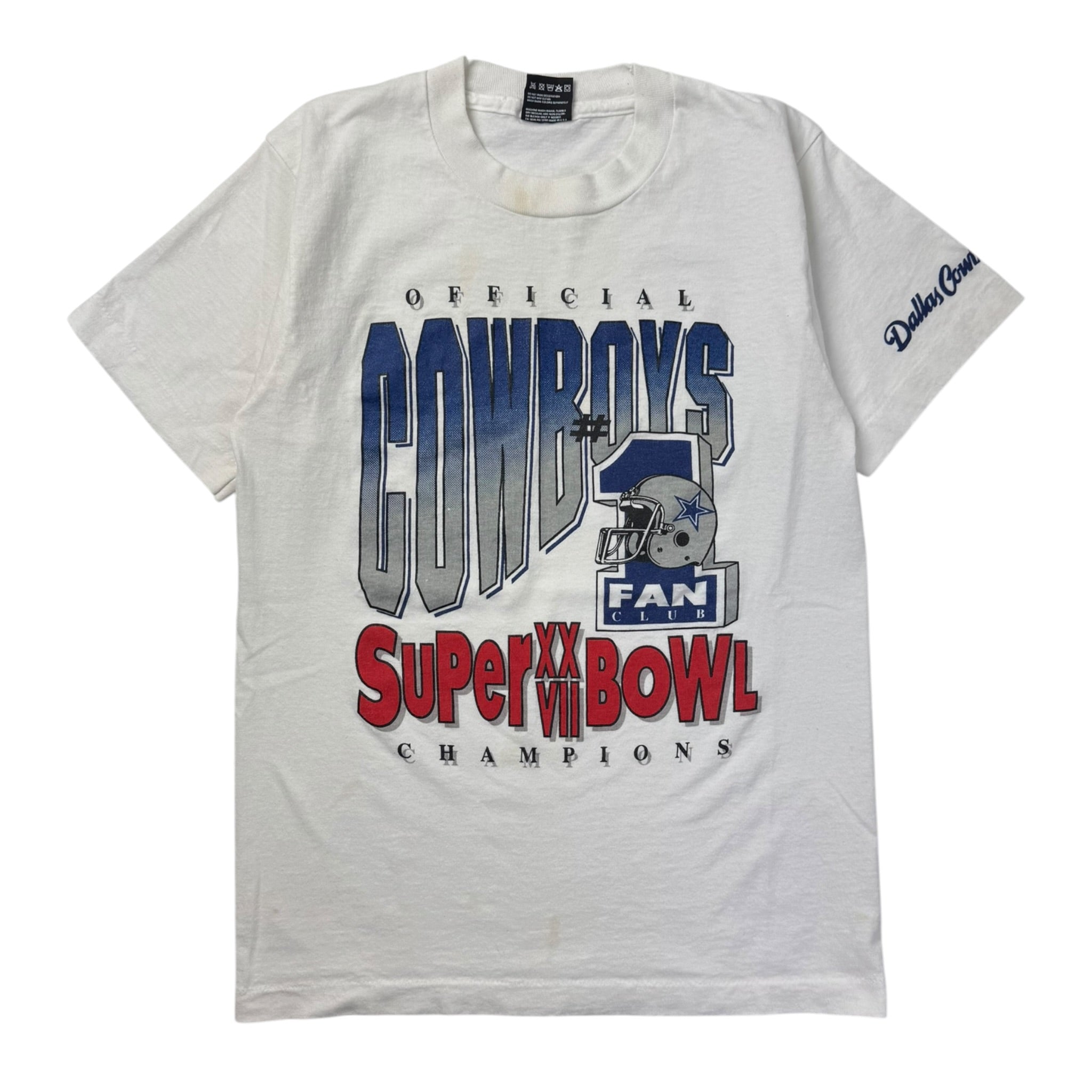 Vintage Dallas Cowboys Super Bowl Fan Club NFL T-Shirt