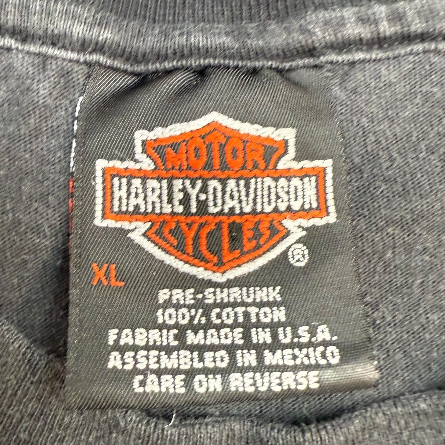 Vintage Harley Davidson Of Newburgh NY Tee Black