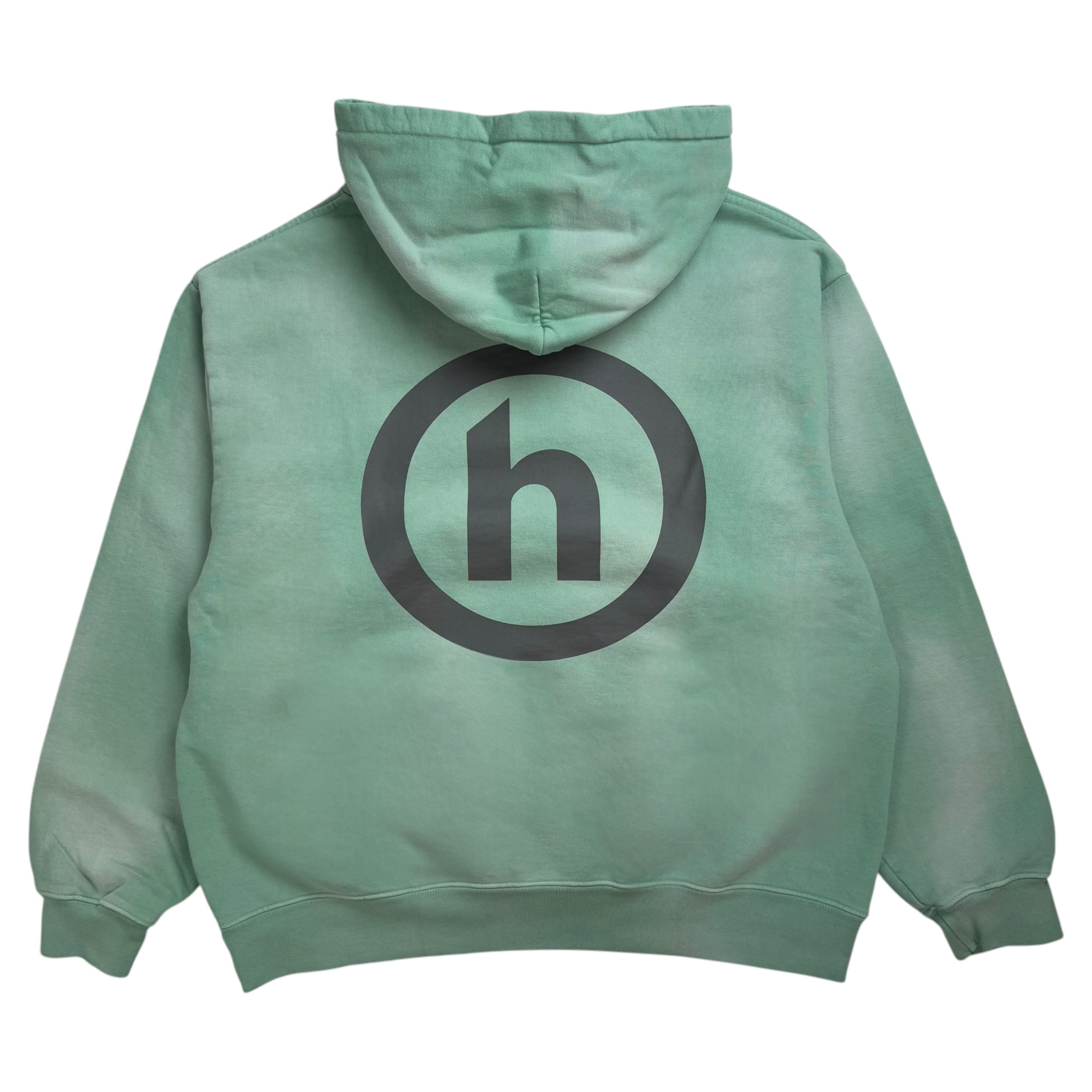 Hidden NY H Logo Vintage Wash Hoodie Green