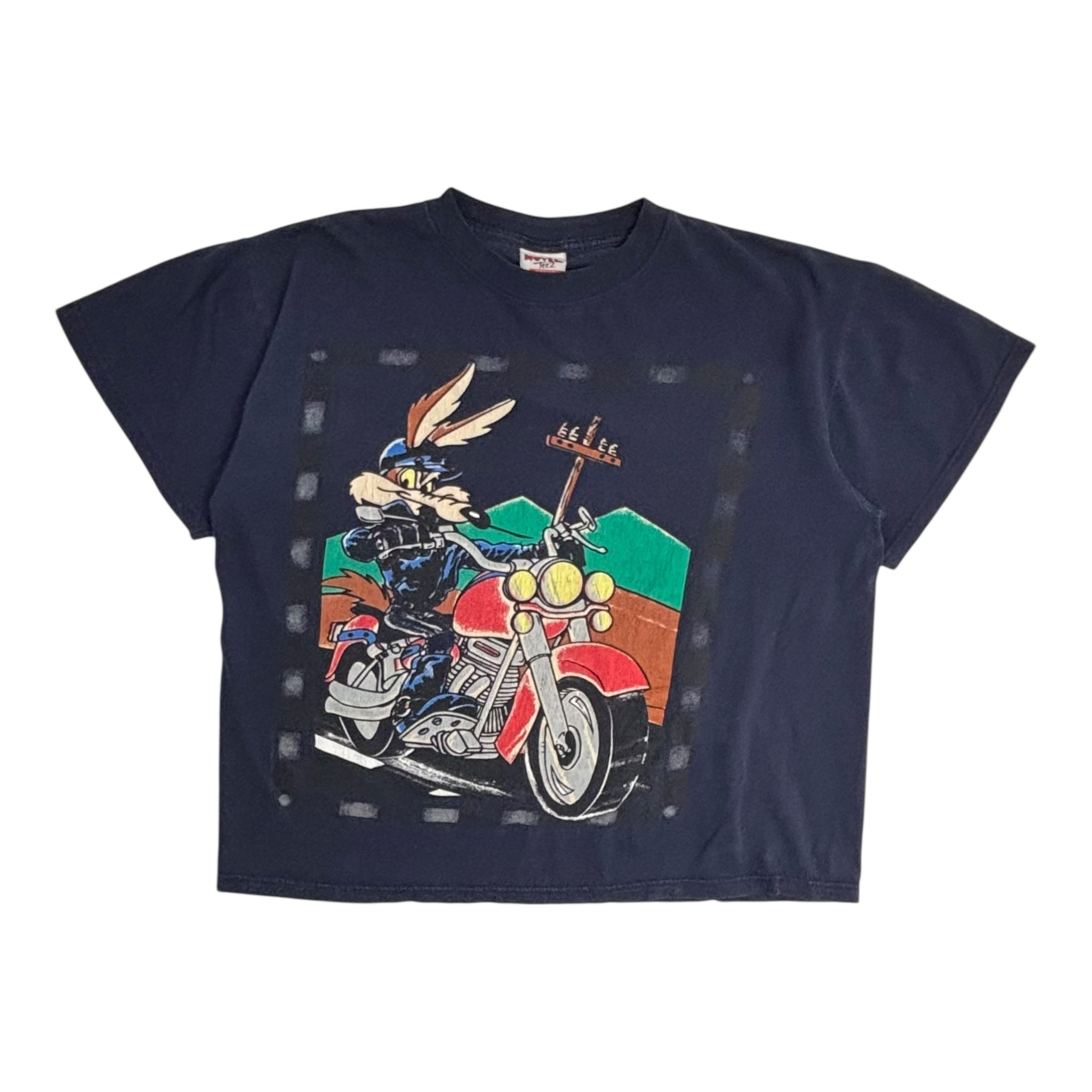 Vintage Wile E Coyote Motorcycle Looney Tunes T-Shirt