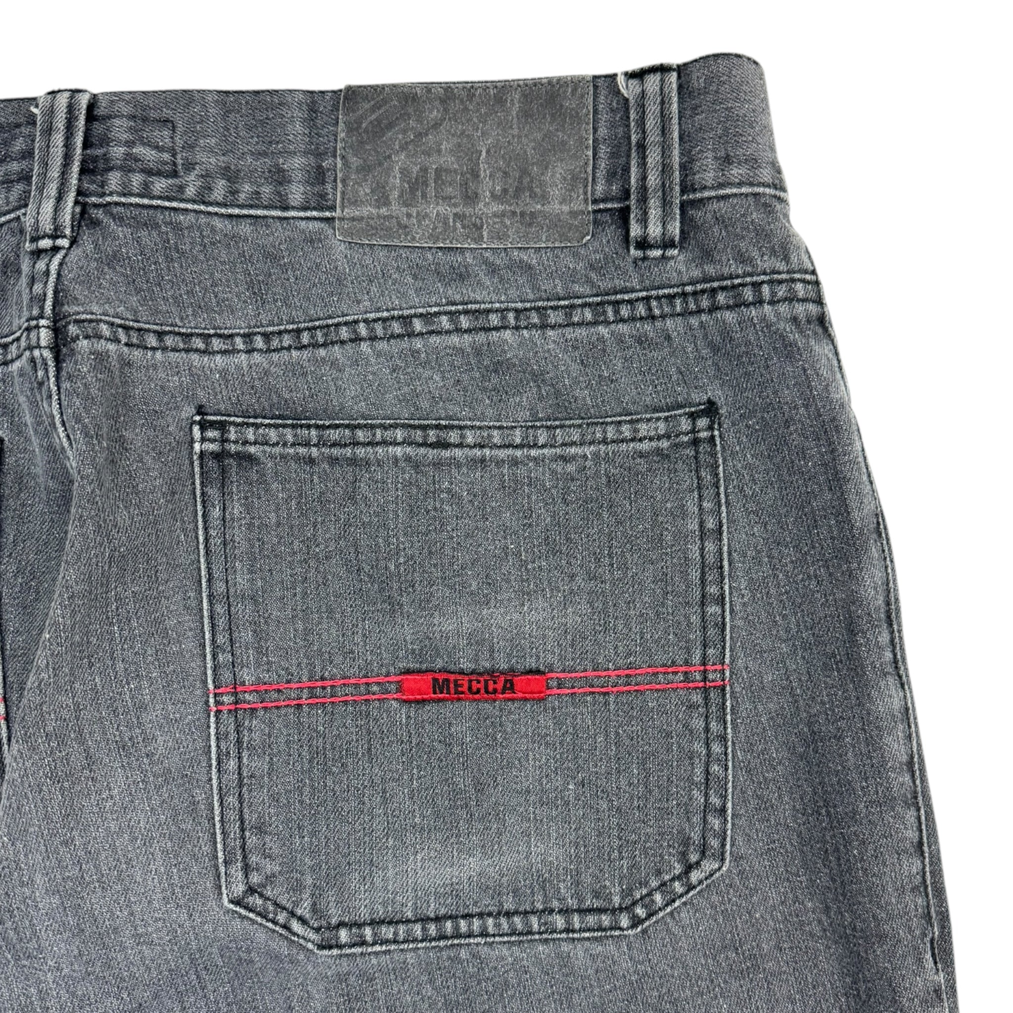 Y2K MECCA Jeans Black Washed Denim