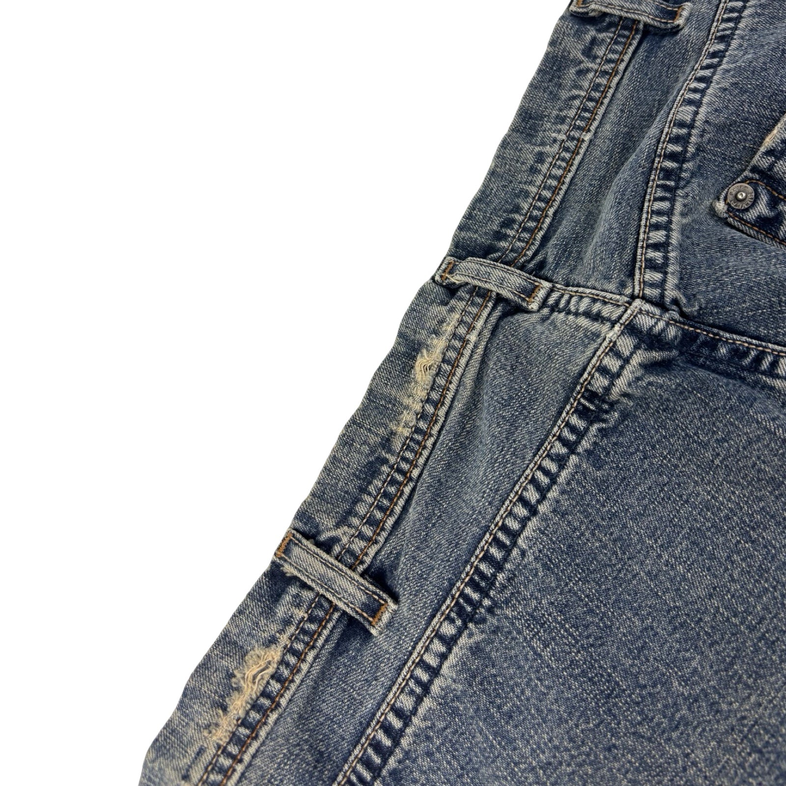 Vintage Y2K Silver Jeans Single Pocket Baggy Denim