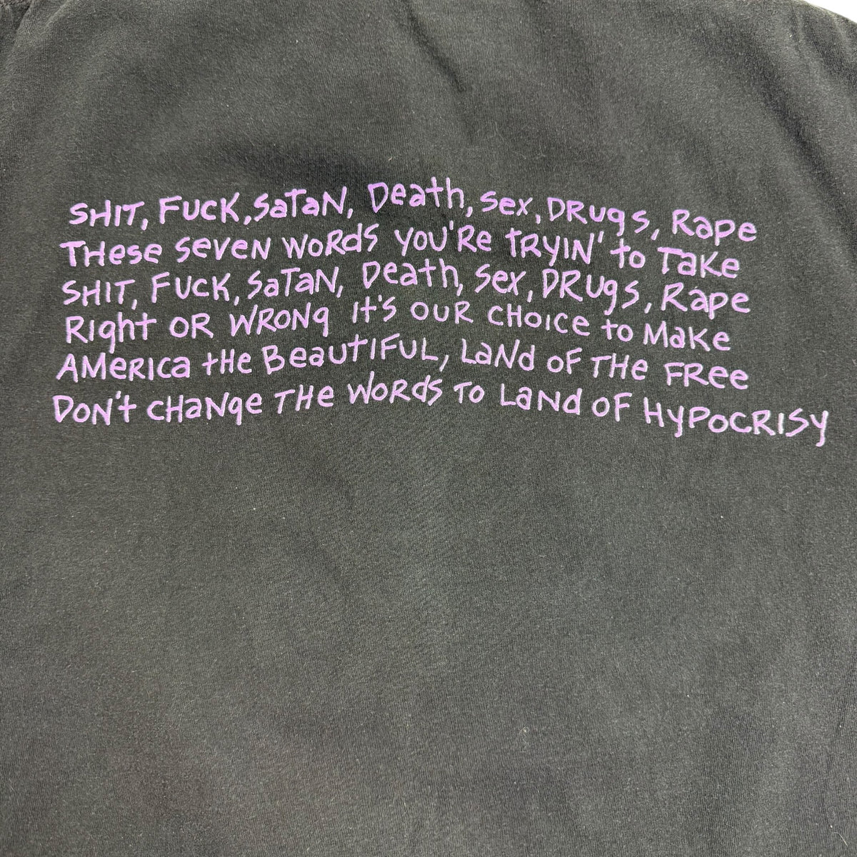 Vintage Anthrax Not Man Tee Black