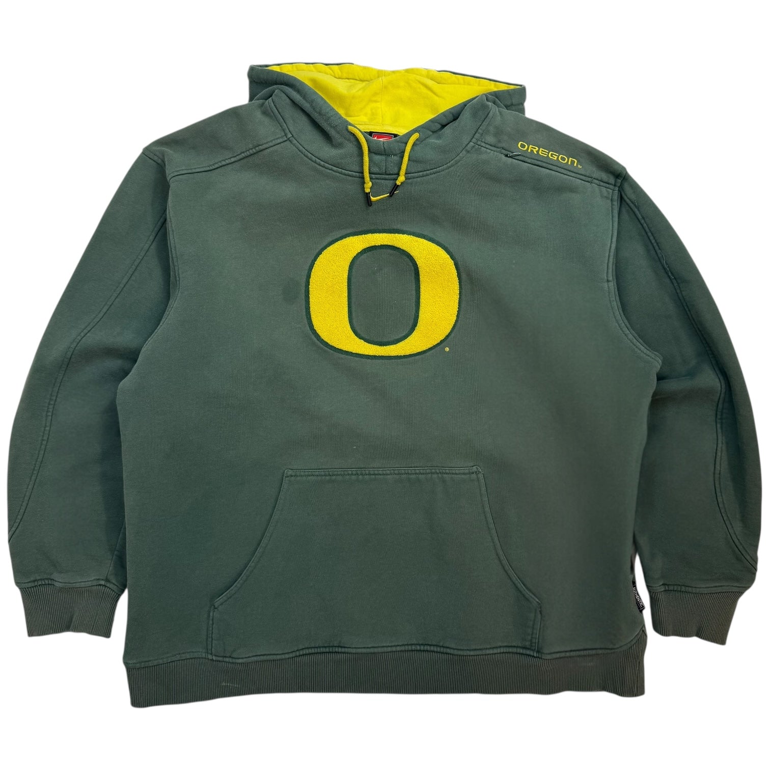 Vintage Nike Team Oregon Ducks Hoodie Green/Yellow