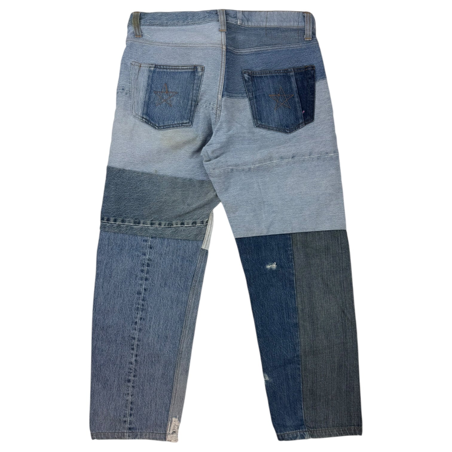 Vintage Y2K Patchwork Denim Jeans