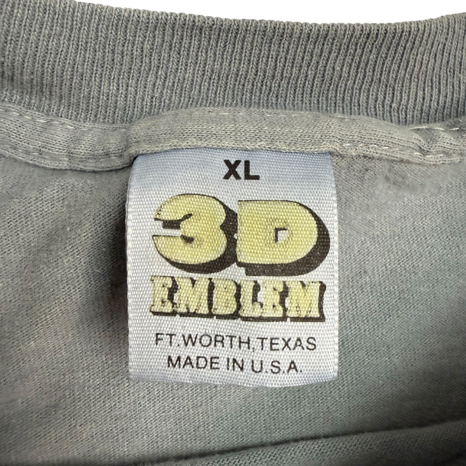 1992 3D Emblem Harley Davidson ‘I Own A Harley’ Tee Blue