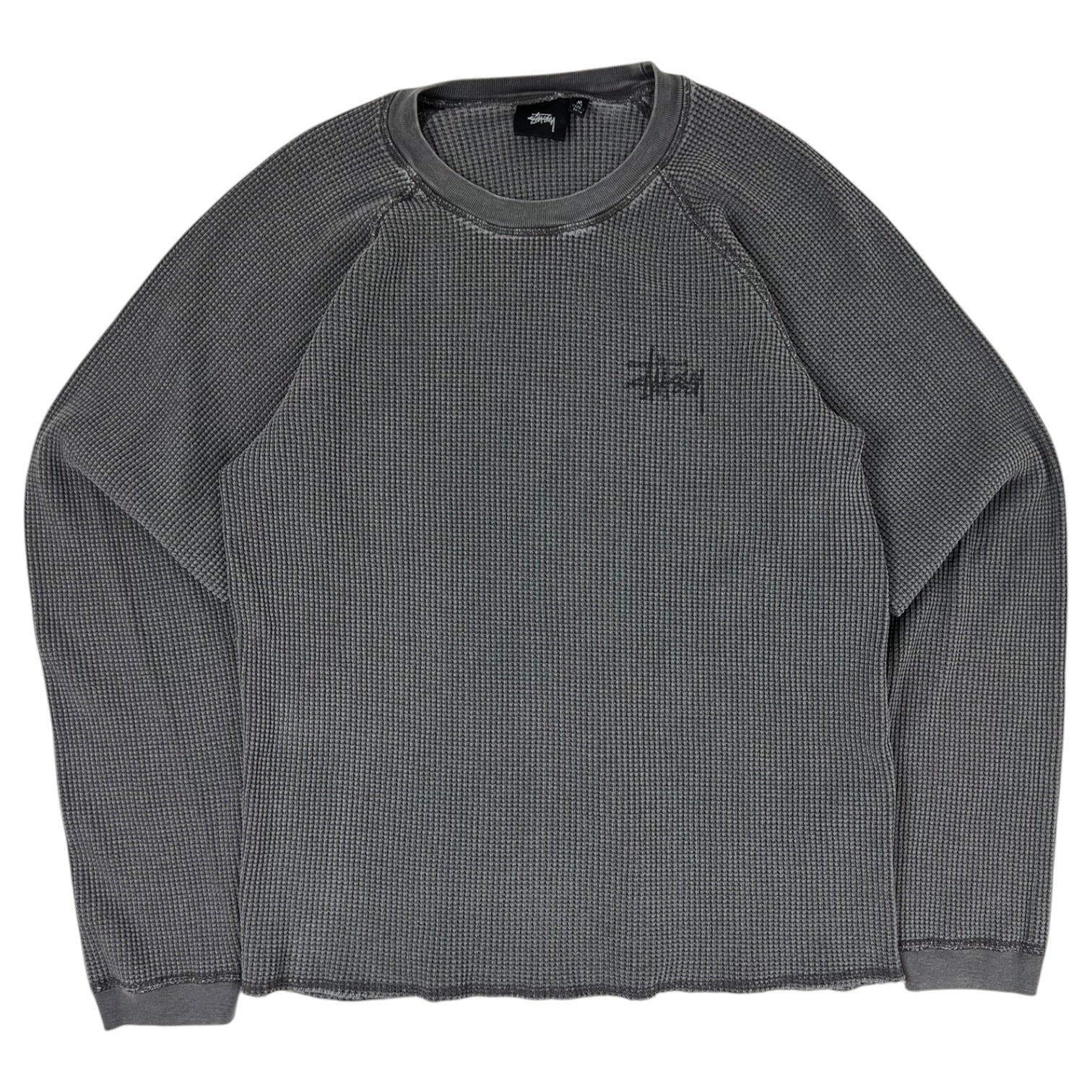 Stussy Basic Thermal Washed Grey