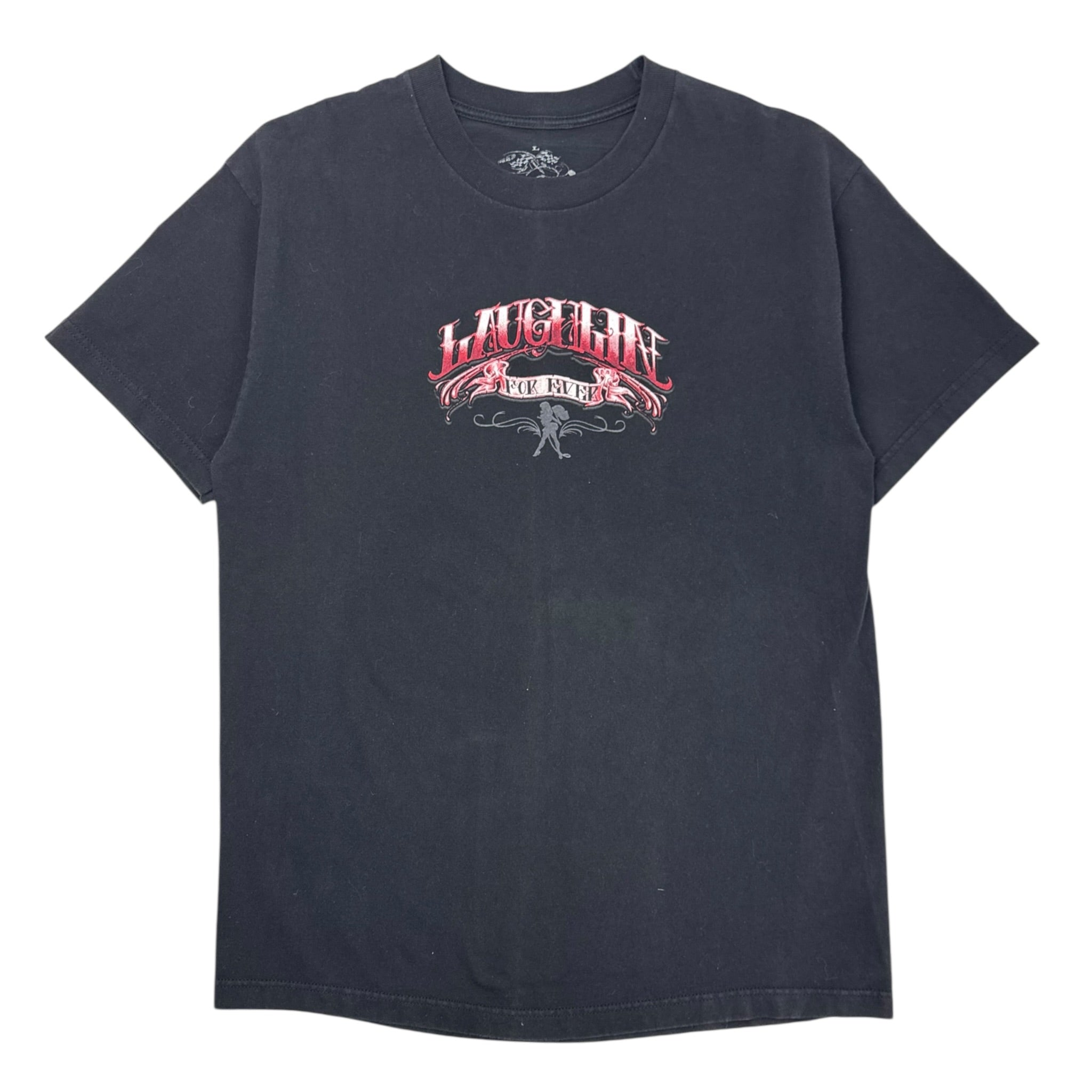 Vintage Y2K Full Service ‘Laughlin’ Pin Up Girl T-Shirt