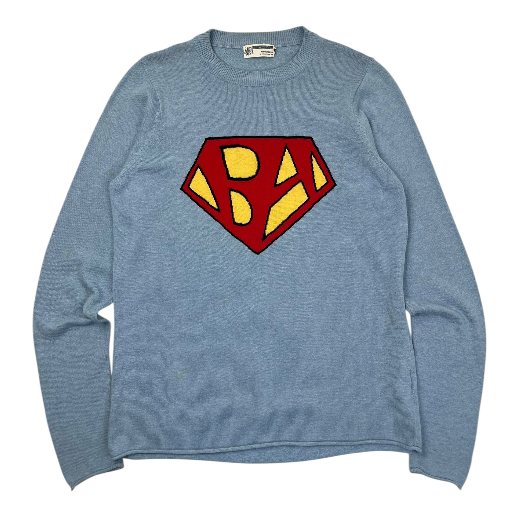 A Bathing Ape Superman Knit Sweater