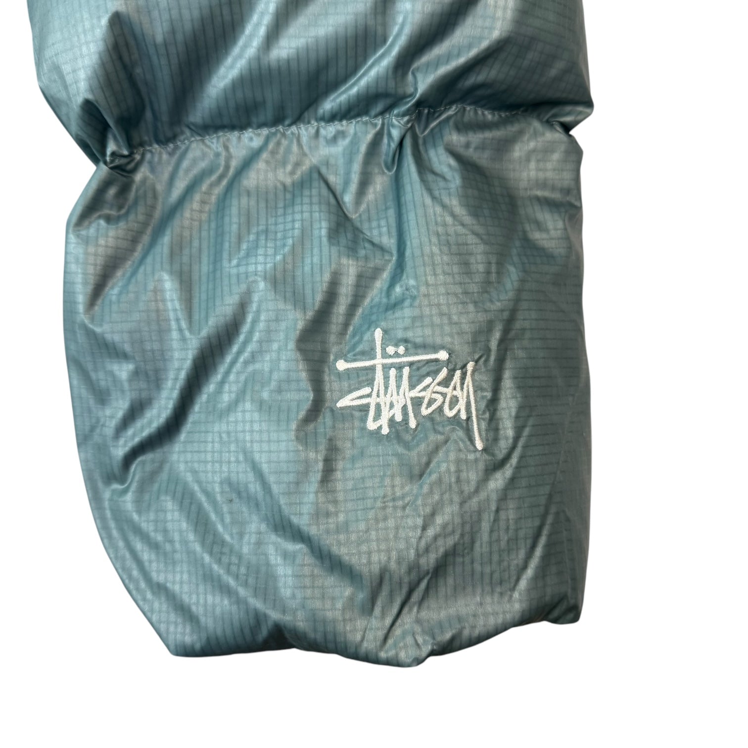 Stussy Down Puffer Parachute Ripstop Jacket Powder Blue