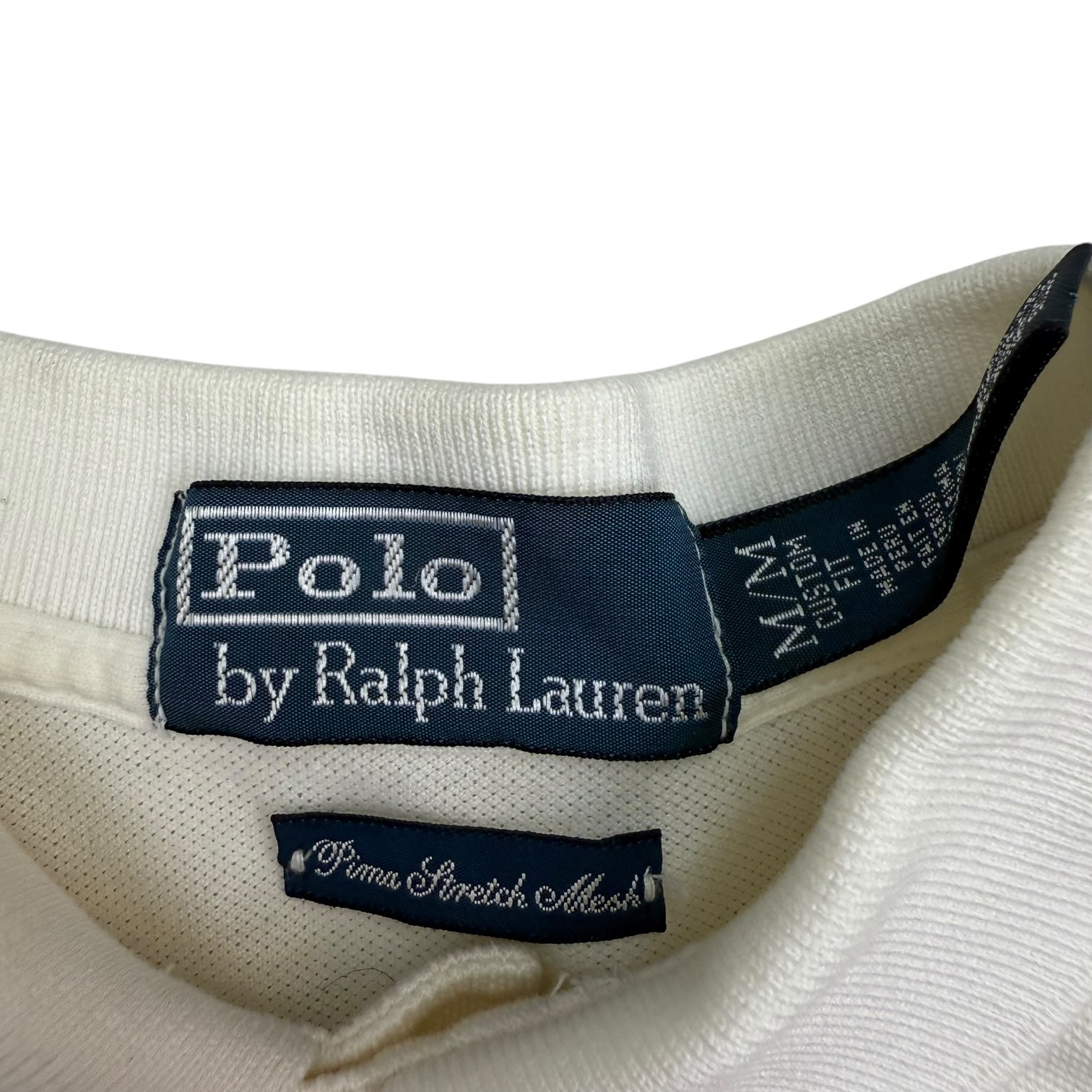 Vintage Polo Ralph Lauren Button Up Polo White