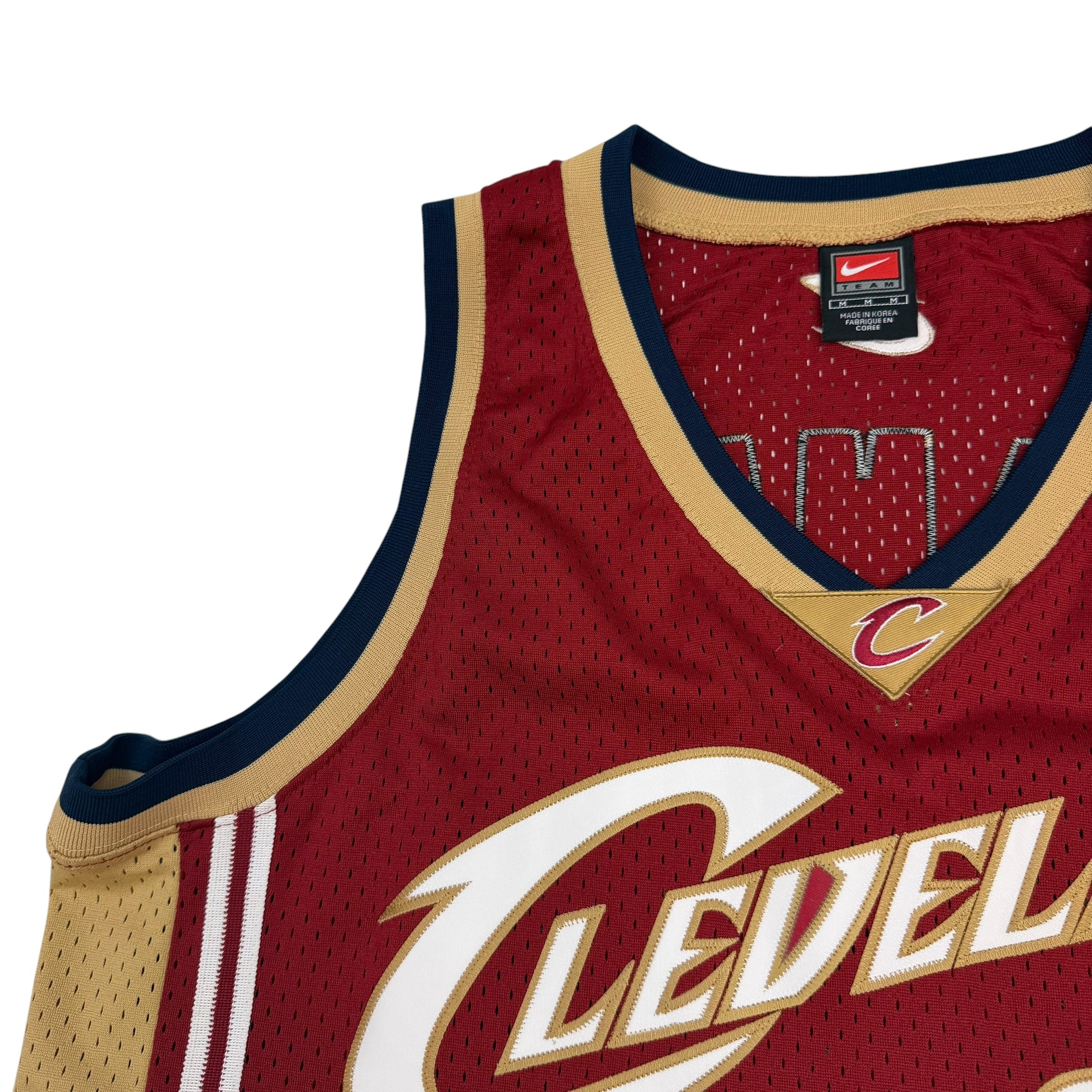 2003-04 Nike LeBron James Cleveland Cavaliers Jersey Red/Gold
