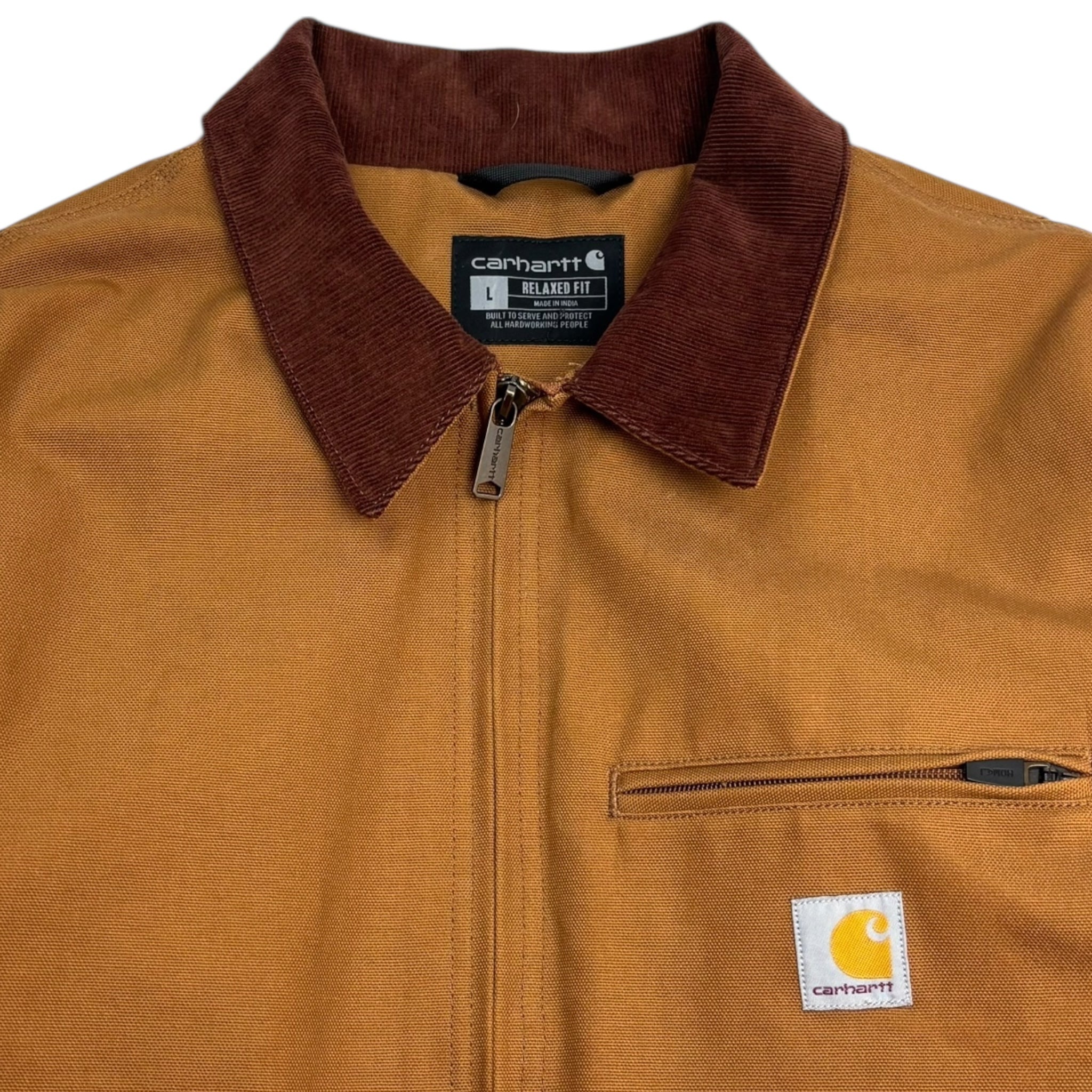 Carhartt Detroit Blanket Lined Jacket Brown