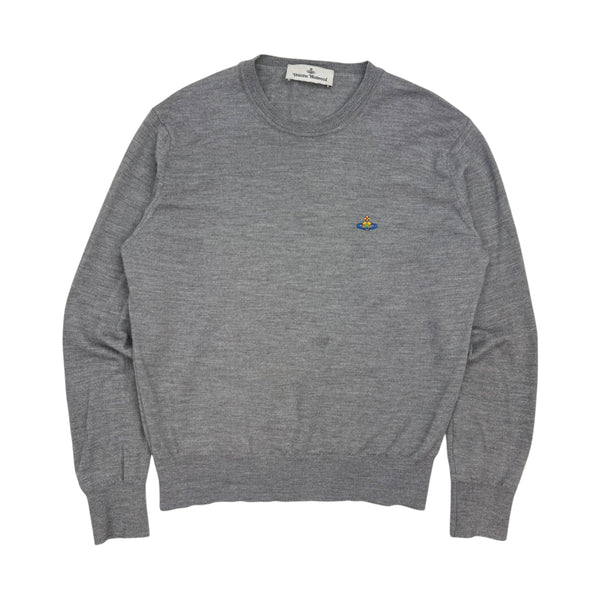 Vivienne Westwood Knit Crewneck Sweater Grey