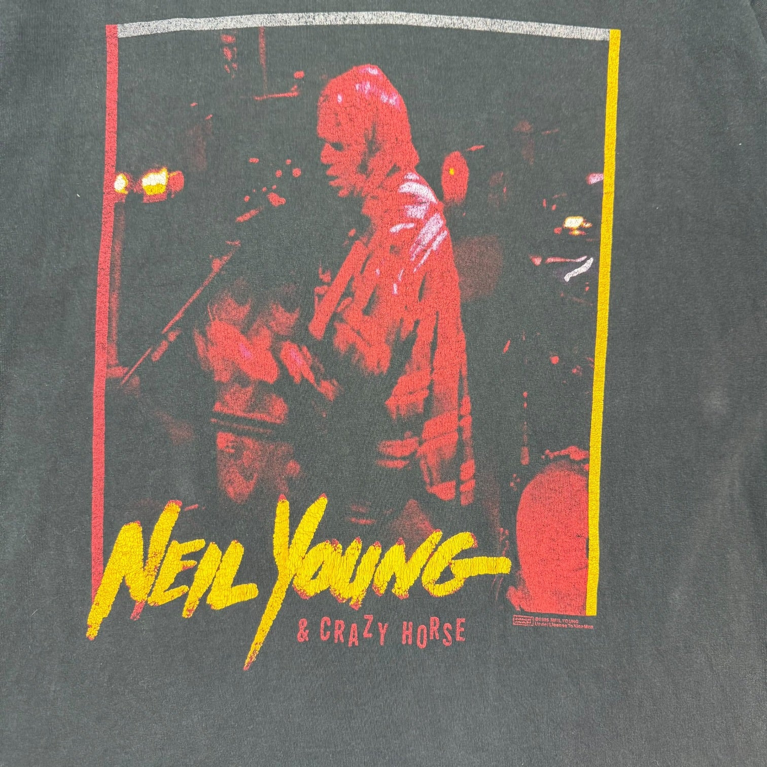 1996 Neil Young With Crazy Horse Tee Black