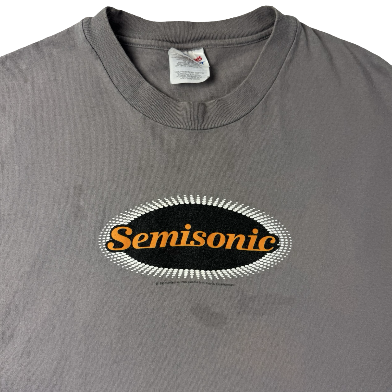 1998 Semisonic Feeling Strangely Fine T-Shirt Grey