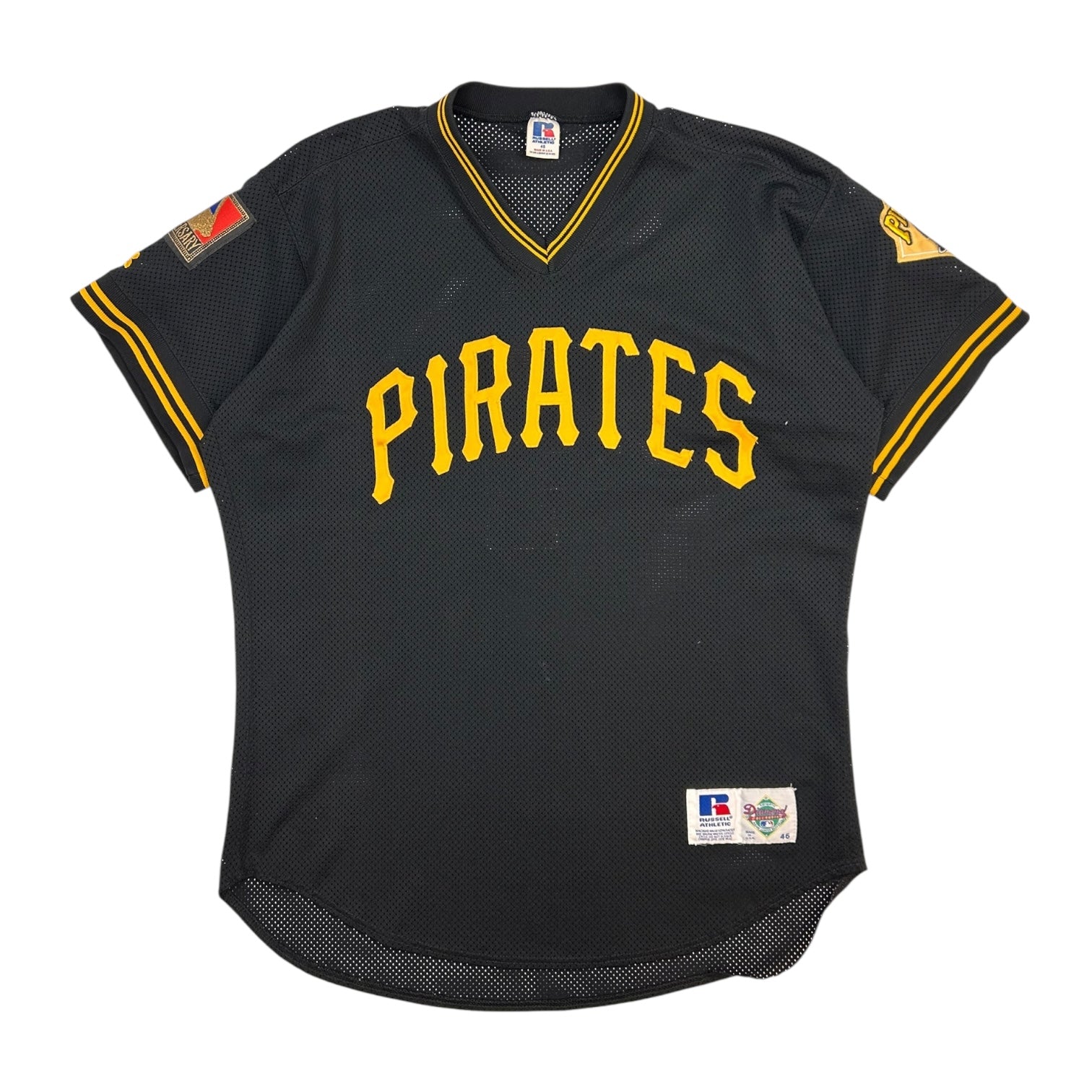 Vintage Russel Pittsburgh Pirates Jersey Black/Yellow