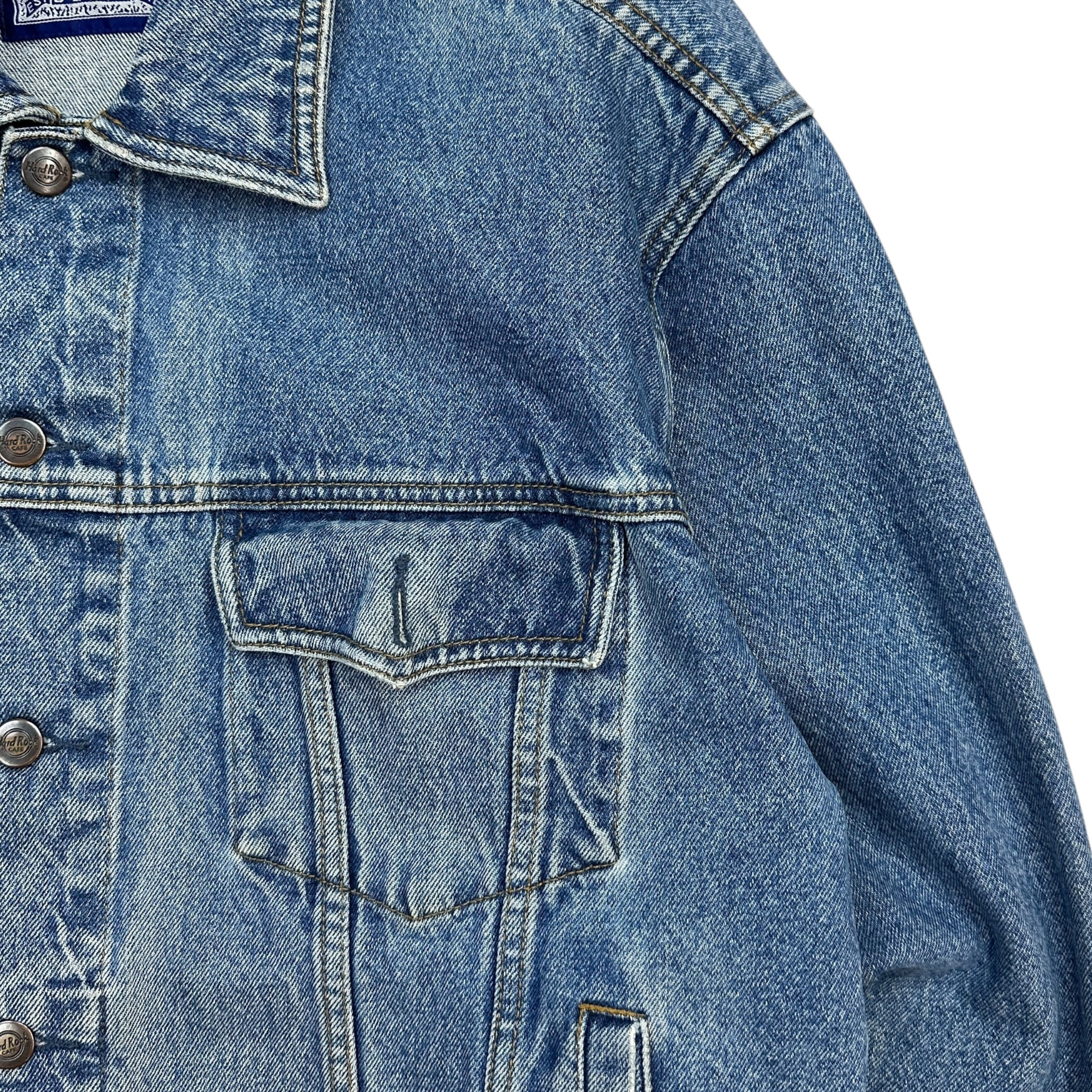 Vintage Hard Rock Cafe Kobe Denim Jacket