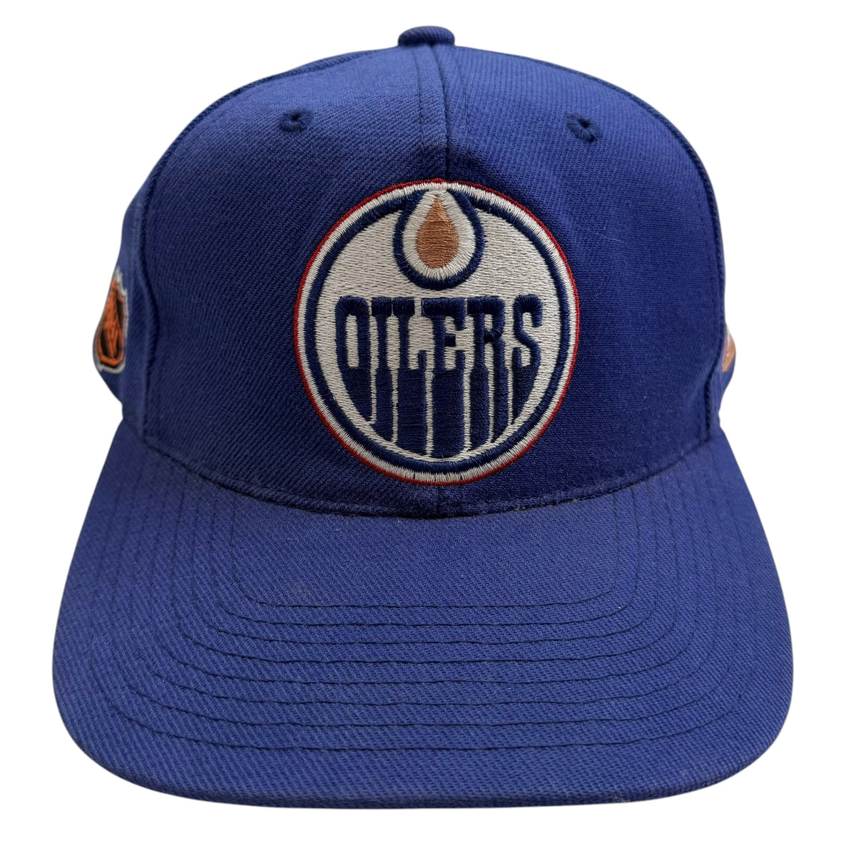 Vintage Edmonton Oilers Sports Specialities Embroidered Hat Blue