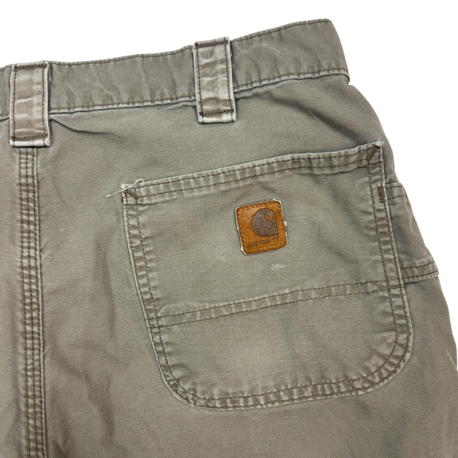 Vintage Carhartt Carpenter Shorts Dark Tan