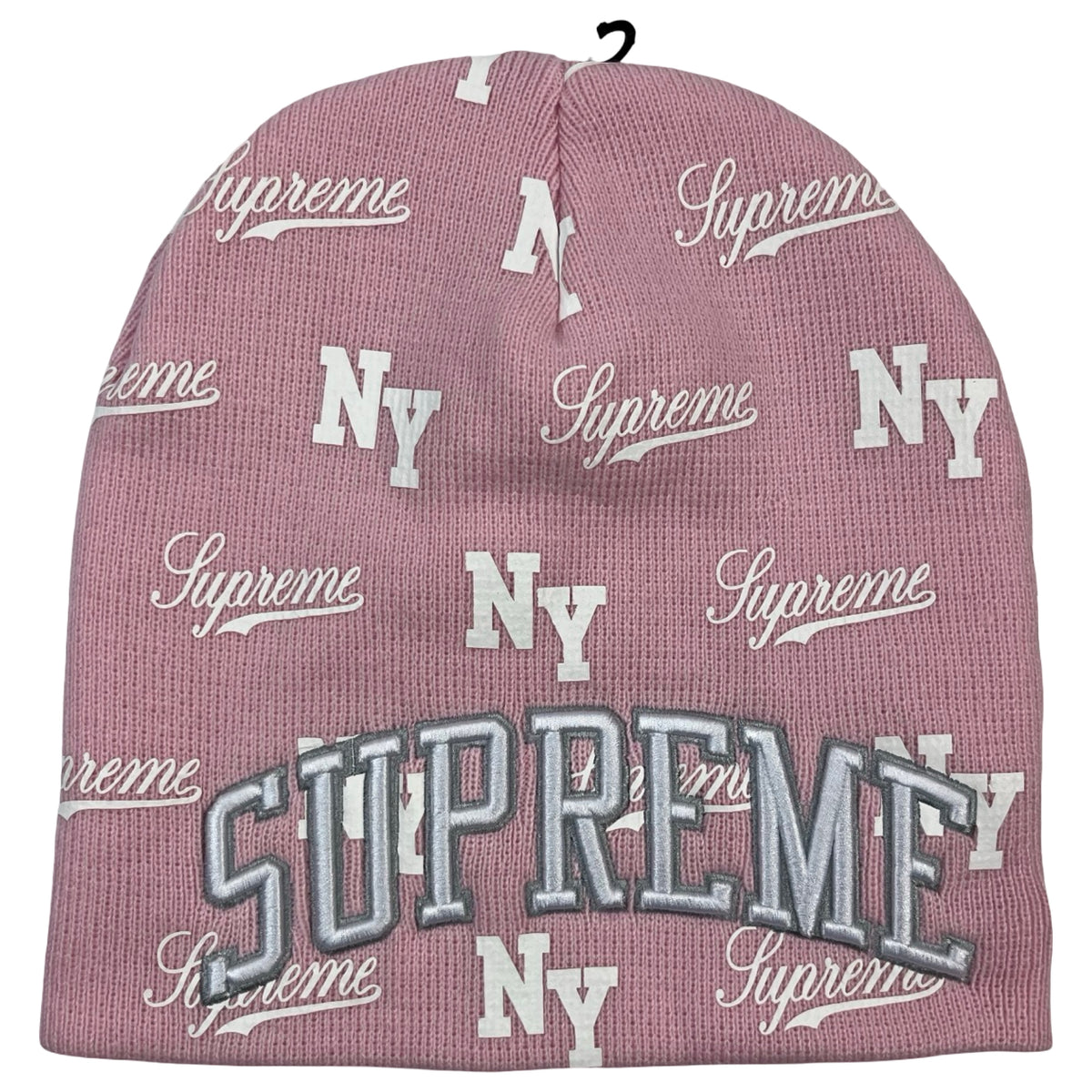 Supreme New Era Monogram Beanie Pink