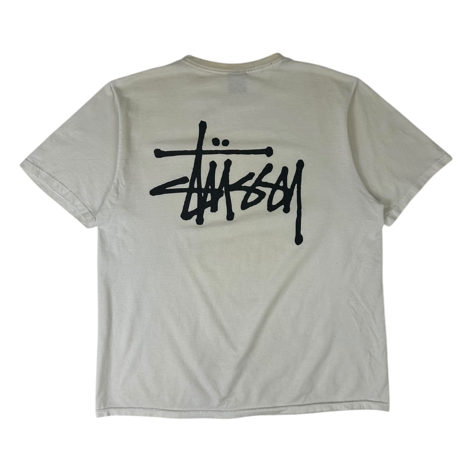 Stussy Stock Basic Logo T-Shirt White