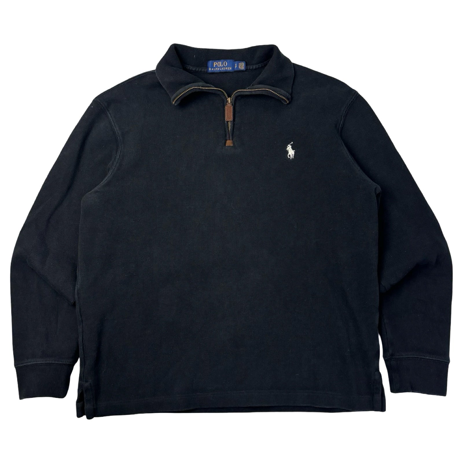 Vintage Polo Ralph Lauren Quarter-Zip Black