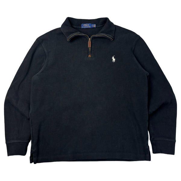 Vintage Polo Ralph Lauren Quarter-Zip Black