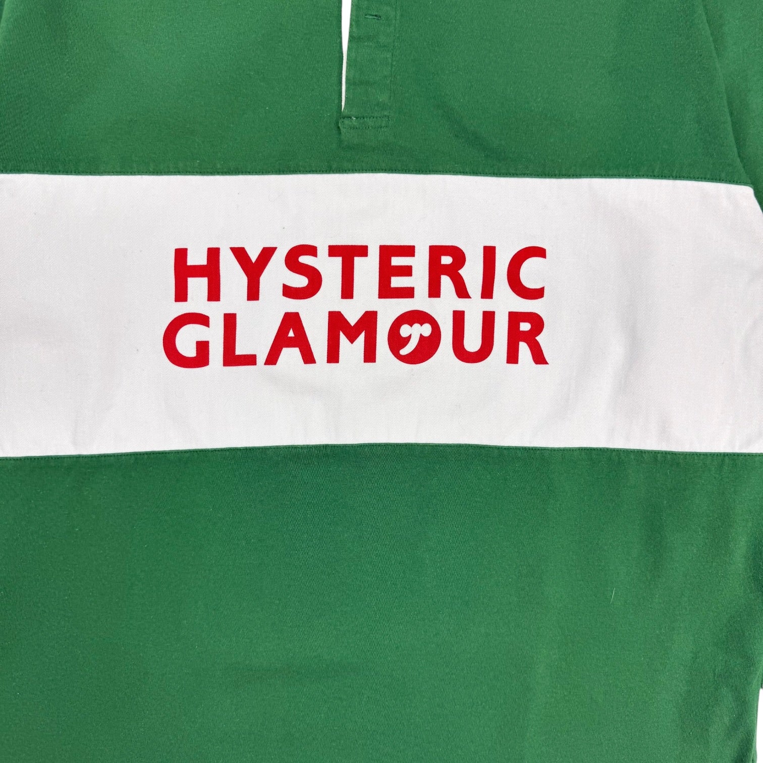 Hysteric Glamour HYS Rugby Polo Green