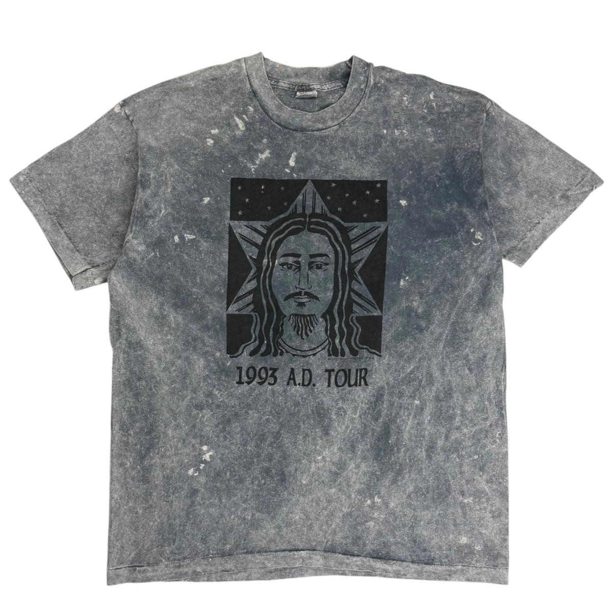 1993 A.D. Tour Jesus Christ Superstar Acid Wash Tee Grey