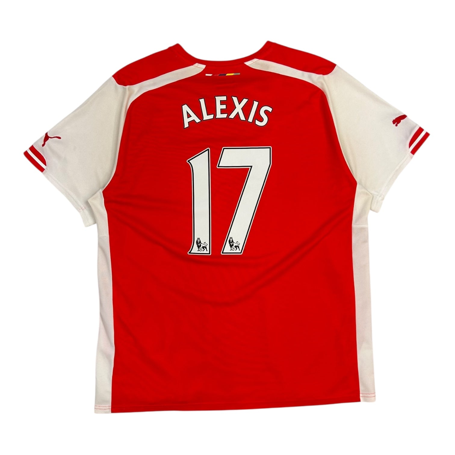 Vintage Puma Alexis Sanchez 2014-2015 Arsenal Jersey Red/White