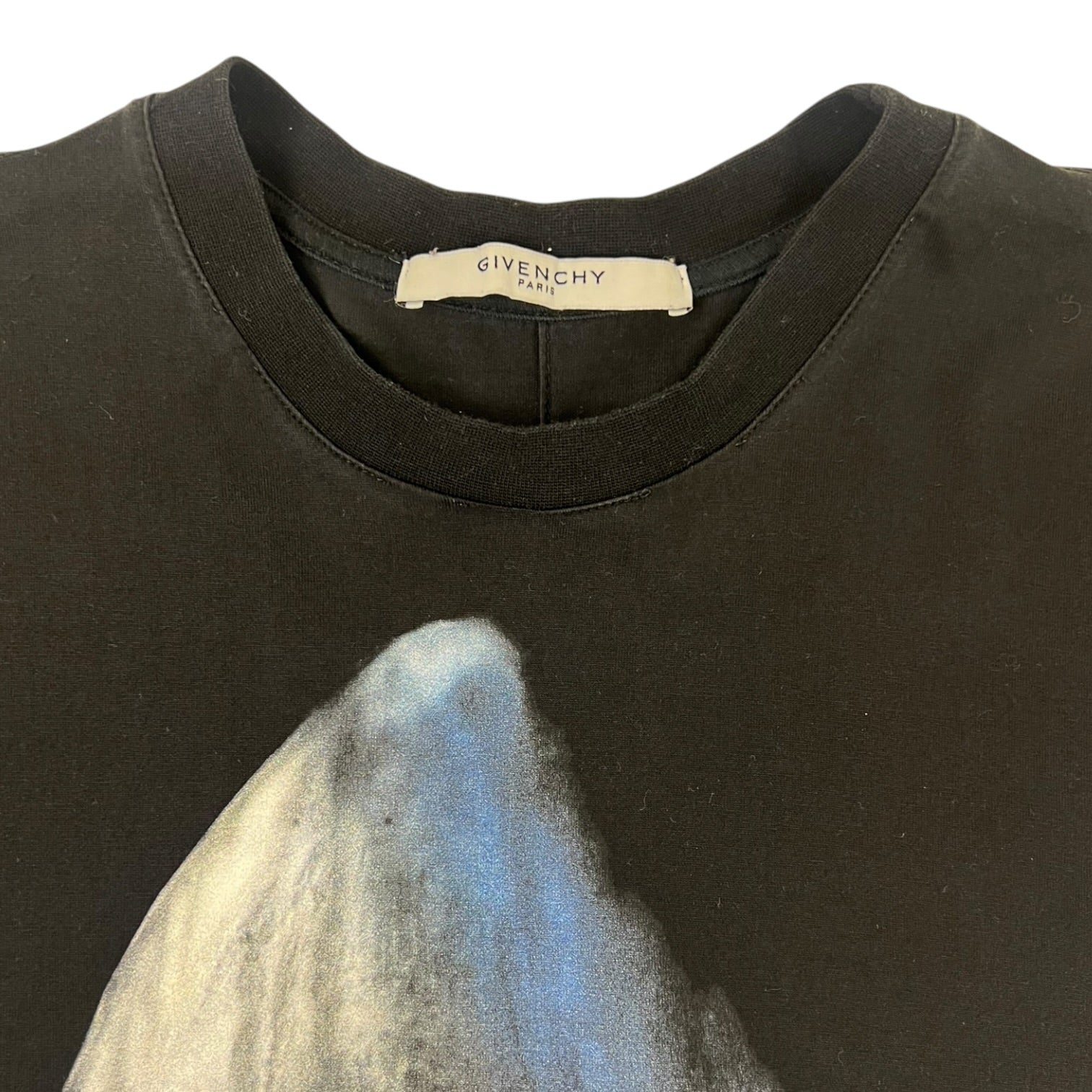 Givenchy Shark Cotton Crewneck T-Shirt Black