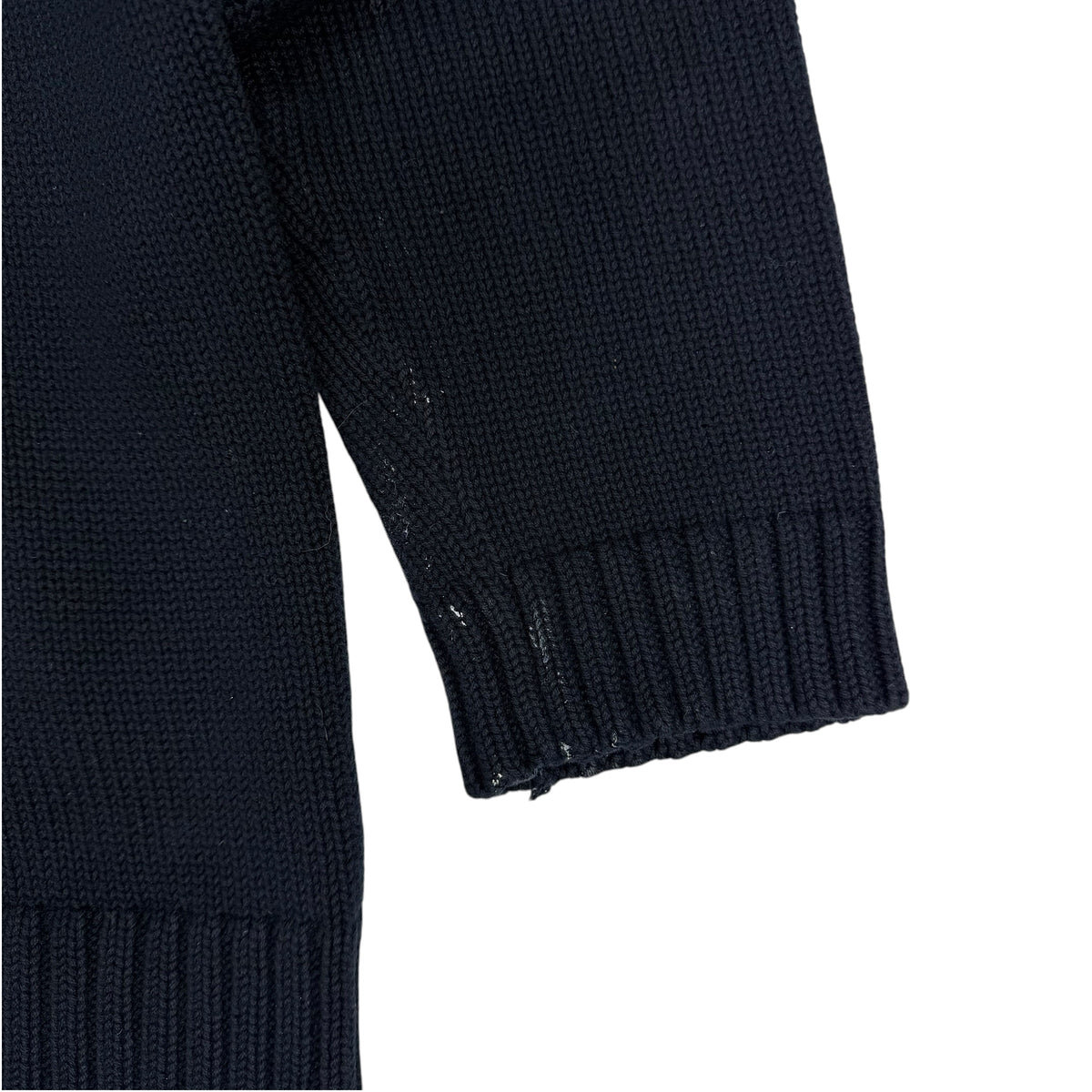 Vintage Lauren Ralph Lauren Quarter Zip Knit Sweater Dark Navy