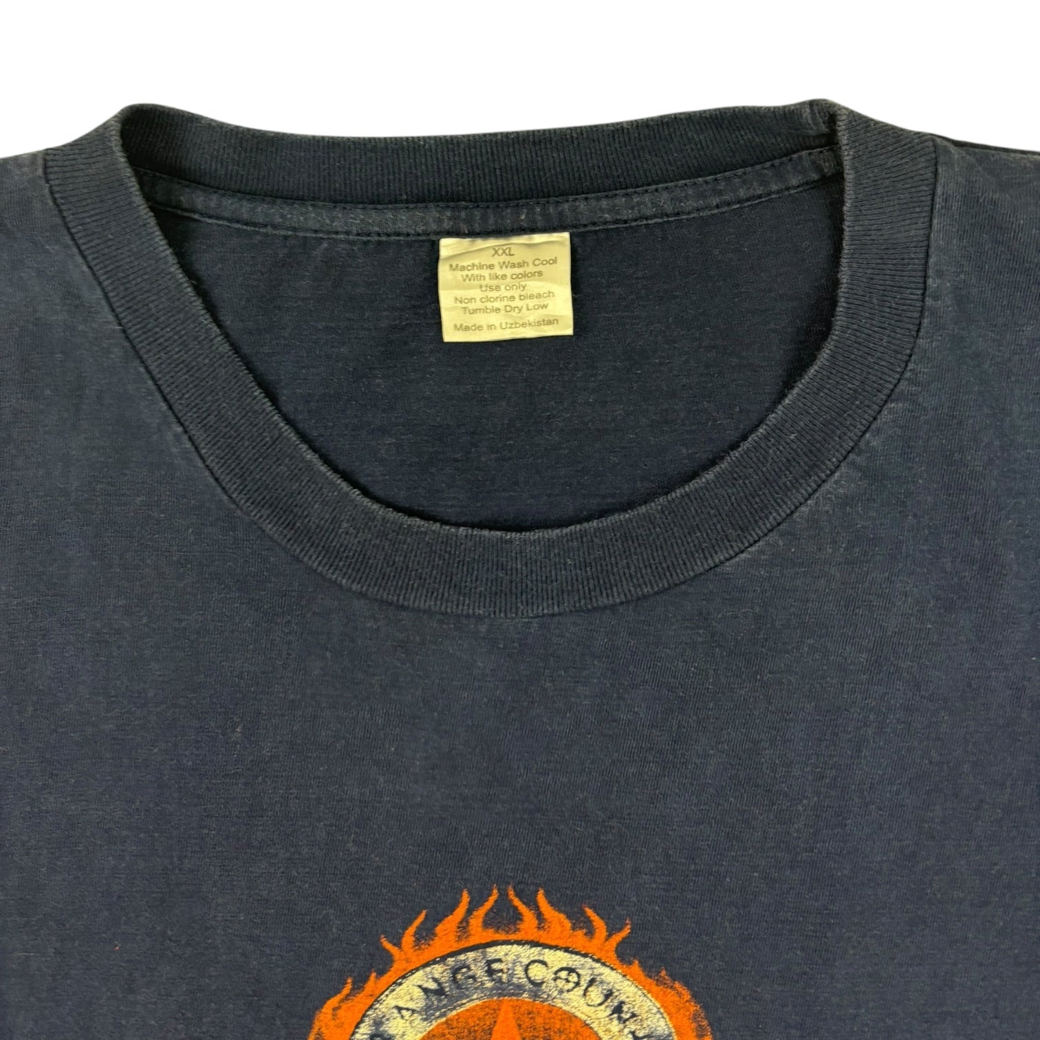 Vintage Orange County Choppers Americana Motorcycle T-Shirt Navy