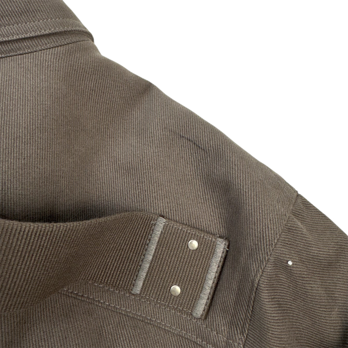 Rick Owens Strobe Pocket Shirt Jacket Dust