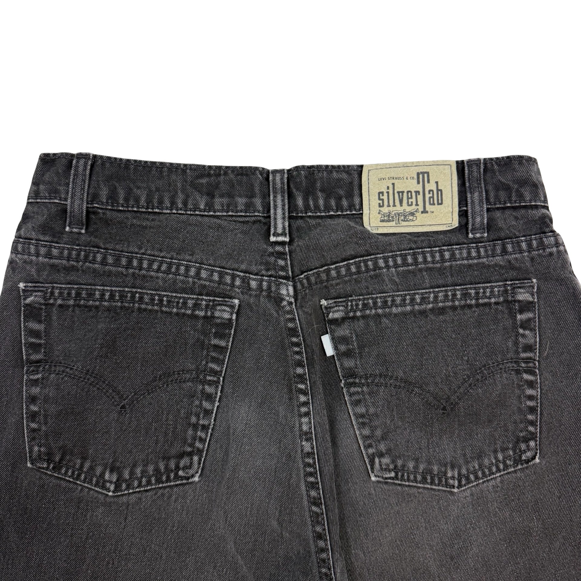 Vintage Levi’s Blank Silver Tab Jeans Washed Black