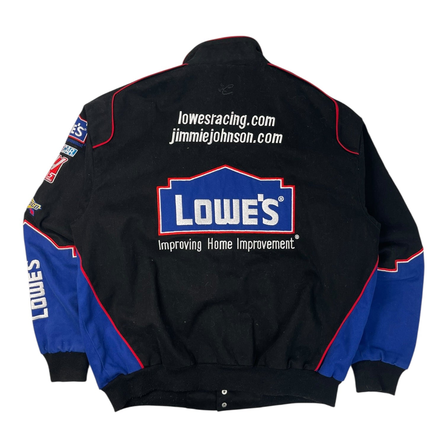Vintage Lowe’s Jimmie Johnson NASCAR Jacket