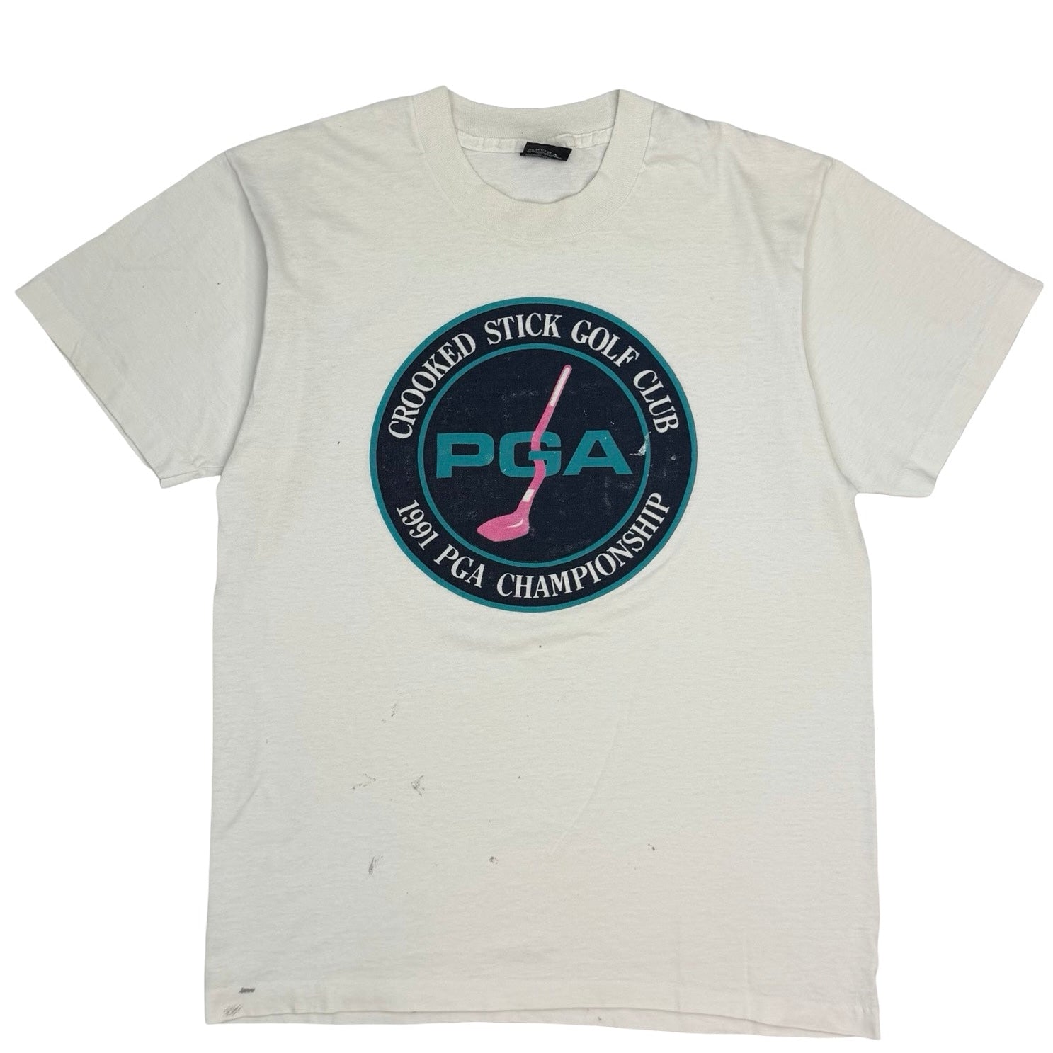 1991 PGA Crooked Stick Golf Club Championship Tee White