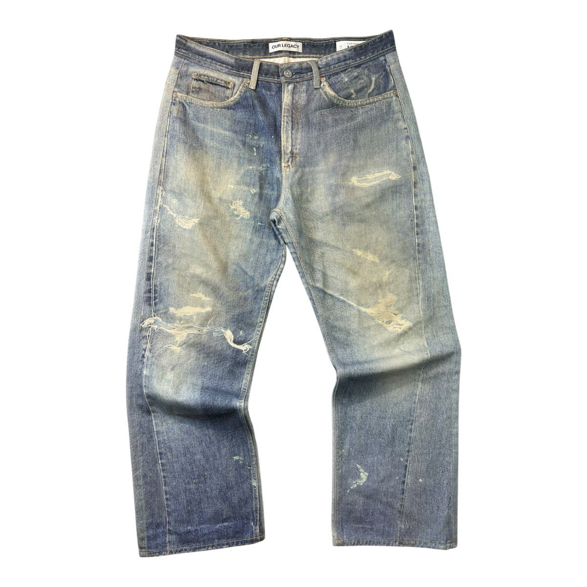 Our Legacy Third Cut Digital Denim Blue
