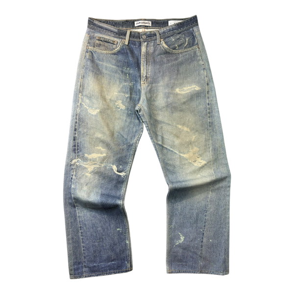 Our Legacy Third Cut Digital Denim Blue