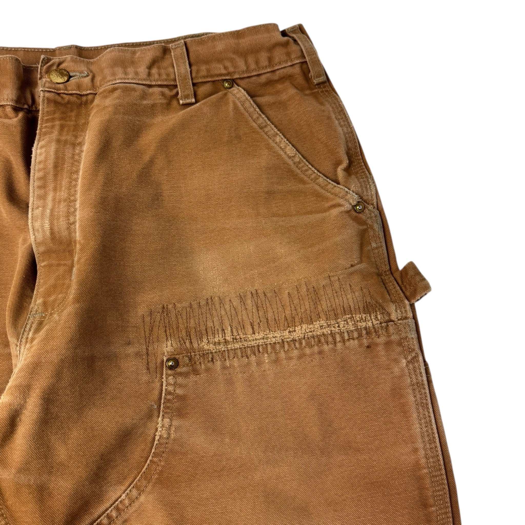 Vintage Carhartt Double Knee Bottoms Dark Tan