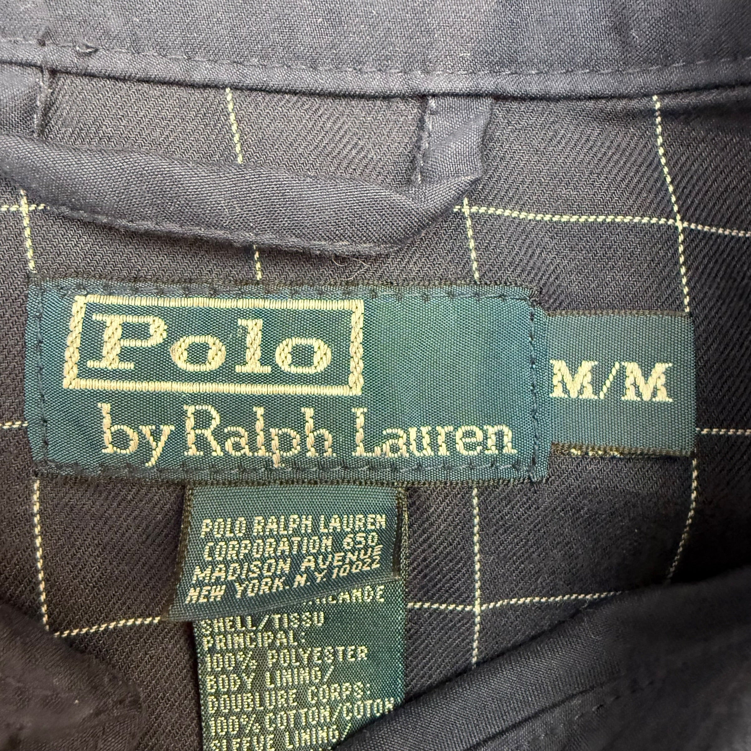 Vintage Polo Ralph Lauren Harrington Jacket Navy Blue