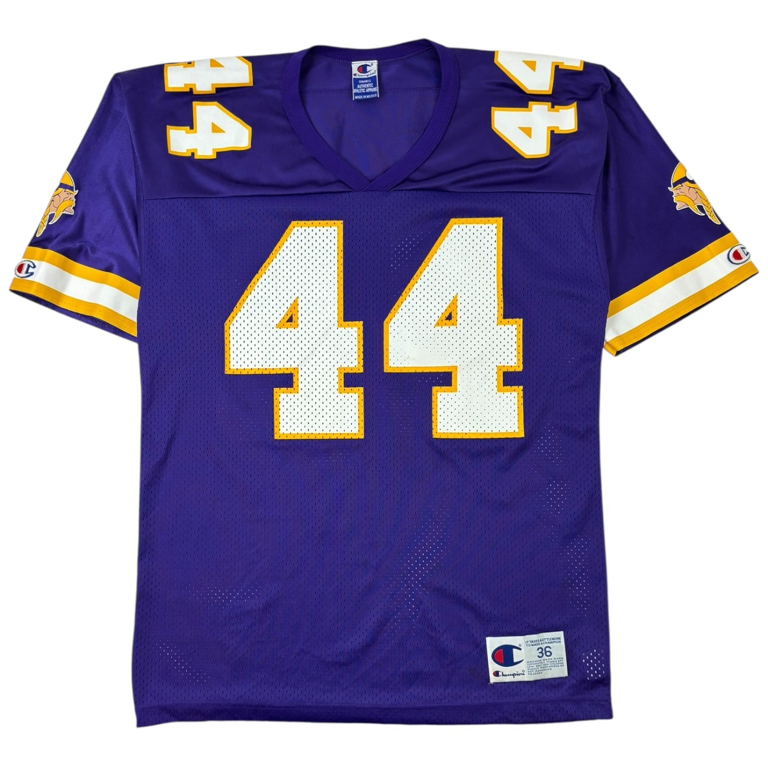 Vintage Champion Minnesota Vikings Leroy Hoard Jersey Purple