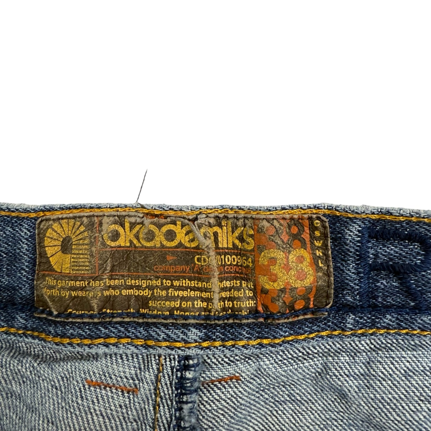 Vintage Y2K Akademiks Denim Pants Dark Wash