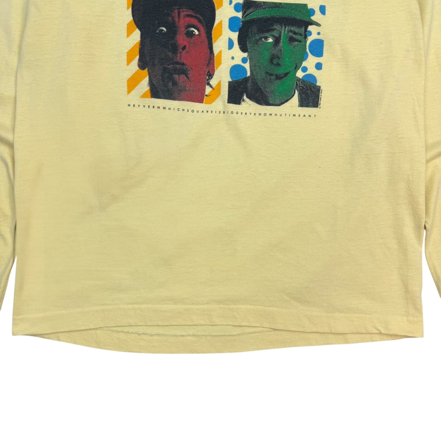 1985 Ernest P Worrell ‘KnowhutImean?’ L/S Tee Yellow